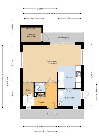 Plattegrond - Zeedijk 24-125, 4504 PN Nieuwvliet - FotoXperience-Woningfotografie-Begane grond - 2D.jpg